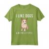 I Like Portuguese Podengo Pequeno Dogs - Maglietta Divertente per Amanti dei Cani e Proprietari di Podenco Portoghese