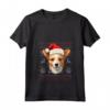 Portoghese Podengo Pequeno Santa Cappello Natale Divertente Cane Mamma Maglietta - Regalo Ideale per Amanti dei Cani - Compleanni e Altre Occasioni