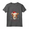 Portoghese Podengo Pequeno Santa Cappello Natale Divertente Cane Mamma Maglietta - Regalo Ideale per Amanti dei Cani - Compleanni e Altre Occasioni