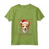 Portoghese Podengo Pequeno Santa Cappello Natale Divertente Cane Mamma Maglietta - Regalo Ideale per Amanti dei Cani - Compleanni e Altre Occasioni