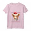 Portoghese Podengo Pequeno Santa Cappello Natale Divertente Cane Mamma Maglietta - Regalo Ideale per Amanti dei Cani - Compleanni e Altre Occasioni