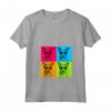 Portoghese Podengo Pequeno Cane Pop Art - Maglietta Design Pop Art per Amanti dei Cani - Ideale per Natale o Compleanni