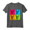Portoghese Podengo Pequeno Cane Pop Art - Maglietta Design Illustrazione - Regalo per Amanti dei Cani - Ideale per Natale o Compleanni