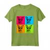 Portoghese Podengo Pequeno Cane Pop Art - Maglietta Design Illustrazione - Regalo per Amanti dei Cani - Ideale per Natale o Compleanni