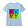Portoghese Podengo Pequeno Cane Pop Art - Maglietta Design Illustrazione - Regalo per Amanti dei Cani - Ideale per Natale o Compleanni