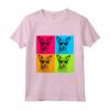 Portoghese Podengo Pequeno Cane Pop Art - Maglietta Design Illustrazione - Regalo per Amanti dei Cani - Ideale per Natale o Compleanni
