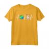 Globe Planet Earth Portoghese Podengo Pequeno Heartbeat Dog Maglietta - Regalo Divertente per Amanti dei Cani - Ideale per Amici e Familiari