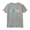 Globe Planet Earth Portoghese Podengo Pequeno Heartbeat Dog Maglietta - Regalo Divertente per Amanti dei Cani - Ideale per Amici e Familiari