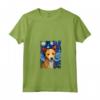 Portoghese Podengo Pequeno Cane Notte Stellata Mamma Maglietta con Collo a V - Regalo Divertente per Amanti dei Cani - Ideale per Natale o Compleanno