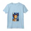 Portoghese Podengo Pequeno Cane Notte Stellata Mamma Maglietta con Collo a V - Regalo Divertente per Amanti dei Cani - Ideale per Natale o Compleanno