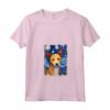 Portoghese Podengo Pequeno Cane Notte Stellata Mamma Maglietta con Collo a V - Regalo Divertente per Amanti dei Cani - Ideale per Natale o Compleanno