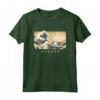 Surf con il tuo Podengo Pequeno - Maglietta Kanagawa Wave Giapponese - Regalo per Proprietari di Cani
