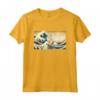 Surf con il tuo Podengo Pequeno - Maglietta Kanagawa Wave Giapponese - Regalo per Proprietari di Cani