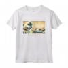 Surf con il tuo Podengo Pequeno - Maglietta Kanagawa Wave Giapponese - Regalo per Proprietari di Cani