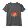 Portoghese Podengo Pequeno Sunset Retro - Maglietta Vintage con Collo a V per Amanti dei Cani - Ideale per Natale o Compleanni