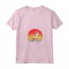 Portoghese Podengo Pequeno Sunset Retro - Maglietta Vintage con Collo a V per Amanti dei Cani - Ideale per Natale o Compleanni