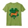 Portoghese Podengo Pequeno Leprechaun St Patricks Giorno Trifoglio - Maglietta Cane Divertente per Amanti dei Cani Pazzi