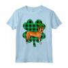 Portoghese Podengo Pequeno Leprechaun St Patricks Giorno Trifoglio - Maglietta Cane Divertente per Amanti dei Cani Pazzi