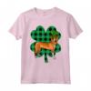 Portoghese Podengo Pequeno Leprechaun St Patricks Giorno Trifoglio - Maglietta Cane Divertente per Amanti dei Cani Pazzi