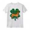 Portoghese Podengo Pequeno Leprechaun St Patricks Giorno Trifoglio - Maglietta Cane Divertente per Amanti dei Cani Pazzi