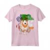 Irlandesa Giorno San Patrizio Podenco Portoghese Maglietta - Design Divertente con Cane Podengo Pequeno - Regalo per Amanti dei Cani