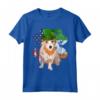 Irlandesa Giorno San Patrizio Podenco Portoghese Maglietta - Design Divertente con Cane Podengo Pequeno - Regalo per Amanti dei Cani