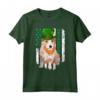 Bandiera Irlandese San Patrizio Podenco Portoghese Maglietta - Design Divertente per Amanti dei Cani - Regalo San Patrizio