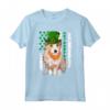 Bandiera Irlandese San Patrizio Podenco Portoghese Maglietta - Design Divertente per Amanti dei Cani - Regalo San Patrizio