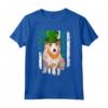Bandiera Irlandese San Patrizio Podenco Portoghese Maglietta - Design Divertente per Amanti dei Cani - Regalo San Patrizio