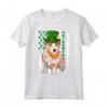 Bandiera Irlandese San Patrizio Podenco Portoghese Maglietta - Design Divertente per Amanti dei Cani - Regalo San Patrizio