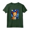 Portoghese Podengo Pequeno Cane Notte Stellata - Maglietta Cane Mamma Divertente per Regalo di Natale o Compleanno