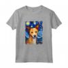 Portoghese Podengo Pequeno Cane Notte Stellata - Maglietta Cane Mamma Divertente per Regalo di Natale o Compleanno