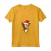 Portoghese Podengo Pequeno Cane Divertente Woofy Natale Semplice Maglietta con Collo a V - Regalo Unico per Amanti del Podengo Pequeno - Ideale per Cane Mamma o Papà