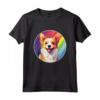 Portoghese Podengo Pequeno Carino Arcobaleno Kawaii Maglietta - Regalo per Amanti del Cane - Orgoglio a Quattro Zampe