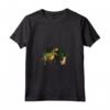 Portoghese Podengo Pequeno Dinosaur T-Rex Walking Funny Dog Maglietta con Collo a V - Regalo Divertente per Proprietari di Cani - Acquista Online