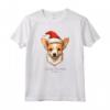 Portoghese Podengo Pequeno Cane Divertente Woofy Natale Semplice Maglietta - Regalo Perfetto per Amanti del Podengo Pequeno - Acquista Online per Natale