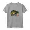 Portoghese Podengo Pequeno Dinosaur T-Rex Walking Funny Dog Maglietta - Regalo divertente per Proprietari di Podengo Pequeno