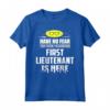 Maglietta divertente del Primo Tenente - T-shirt Super Eroe per Militari - Regalo di Compleanno o Natale