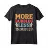 More Bubbles Less Troubles - Maglietta Produzione di Sapone per Amanti del Benessere - Ideale per la Spa a Casa