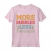 More Bubbles Less Troubles - Maglietta Produzione di Sapone per Amanti del Benessere - Ideale per la Spa a Casa