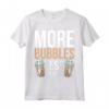 More Bubbles Less Troubles - Maglietta Produzione di Sapone per Amanti del Bagnoschiuma - Ideale per la Tua Spa Casalinga