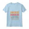 Donna More Bubbles Less Troubles Produzione Di Sapone Maglietta con Collo a V - Ideale per la Spa e il Relax - Acquista Online