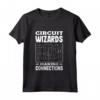 Circuit Wizards - Maglia a Manica per Elettricisti e Progettisti di Circuiti - Mostra la Tua Magia Elettrica