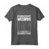 Circuit Wizards - Maglia a Manica per Elettricisti e Progettisti di Circuiti - Mostra la Tua Magia Elettrica