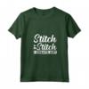 Donna Creo Arte - Punto Croce Quilter Maglietta con Collo a V - Abbigliamento Artigianale per Donne