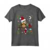 Maglietta a Punto Croce o Maglione Natalizio con Gufo - Perfetto per le Vacanze e il Regalo di Natale - Buon Natale con il Gufo Natalizio
