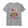 Maglietta a Punto Croce o Maglione Natalizio con Gufo - Perfetto per le Vacanze e il Regalo di Natale - Buon Natale con il Gufo Natalizio