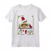 Maglietta a Punto Croce o Maglione Natalizio con Gufo - Perfetto per le Vacanze e il Regalo di Natale - Buon Natale con il Gufo Natalizio