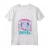 Donna HapTiger Stitching Diva Maglietta con Collo a V - Celebra l'Arte del Punto Croce - Ideale per Ricamatori e Appassionati di Arte Tessile