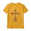 Icona Greca Ortodossa Gesù Cristo Croce Maglietta - Arte Sacra per Cristiani Ortodossi - Acquista Online Maglietta Religiosa